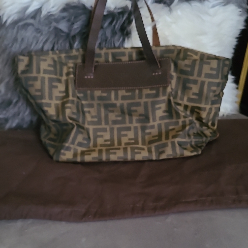 Fendi Mini Bag in Brown and Tan